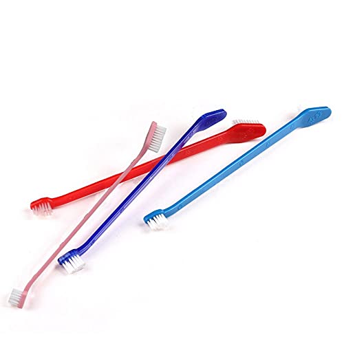 Cepillo de Dientes de Mascotas Perro cepillo de dientes gato mascota dental aseo lavado cepillo de dientes mascotas herramientas de limpieza de dientes de mascotas perro cepillo de dientes palillo sum