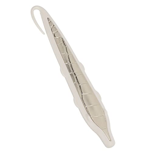 Cepillo para Lengua de Gato, Peine para Lengua de Gato Seguro Y sin Esfuerzo Innovador Y Fácil de Usar para el Cuidado Diario del Cabello de Gatos(Blanco + Oro)
