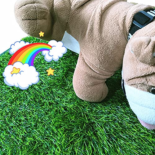 Césped Artificial para Mascotas, Entrenamiento De Césped, para Perros, Césped Falso Interiores Exteriores, para Perros, área Entrenamiento Orinal, Césped Patio (M)