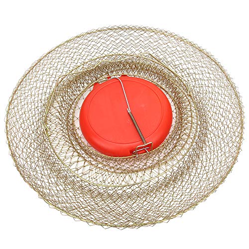Changor Pescado Cesta, Profesional Pescar Cebo Trampa PC 1 con El plastico y Inoxidable Acero S