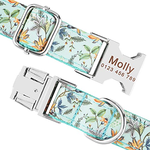 Chapa Perro Grabada Nylon Fashion Boy Girl Unisex Perros Collar Productos PET COLLAR PEQUEÑO PEQUEÑO PEQUEÑO PERSONALIZADO COLLAR PERSONO PERSONALIZADO Nombre IDENTIFICACIÓN Etiqueta Placas Para Perro