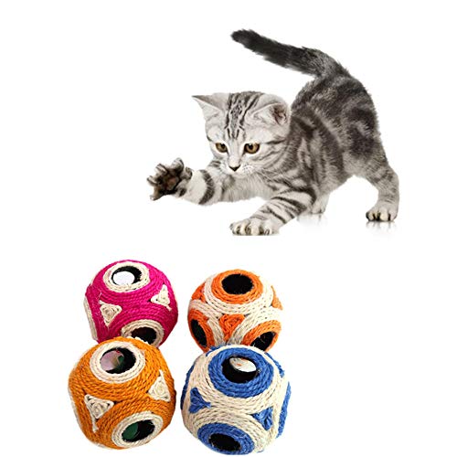 Cheaonglove Rascador para Gatos Rascador Gatos Rasguño Gato rascador Postes para rascar Gatos para Gatos Adultos Muebles Cero Guardias Gatito rasguño Gato Post Random Color