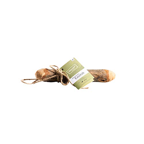 Chewies Hueso para Masticar para Perros, de Madera de Olivo, 100 % Natural, Juguete para Masticar para Perros hasta 20 kg, Talla M