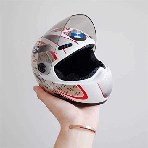 CHUANGRU Casco de Perro para Motocicleta, Mini Casco para Mascotas, Casco para Gatito, Universal Pequeño Sombrero Casco de Moto para Mascotas para Perros Pequeños, Gatos