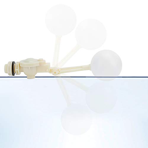 Cikonielf Válvula De Flotador De Plástico Dn20 G3/4In, Válvula De Interruptor De Flotador Ajustable para Ventiladores De Refrigeración, Tanque De Agua, Torre De Agua(Dn20)