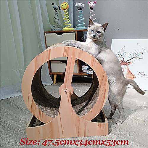 Cinta De Correr Para Gatos De Juguete Con Forma De Rueda De La Fortuna, Tablero Rascador De Gatos De Varios Niveles, Muebles Para Gatos Del Centro De Actividades Para Raspar La Cama, Adecuado Para