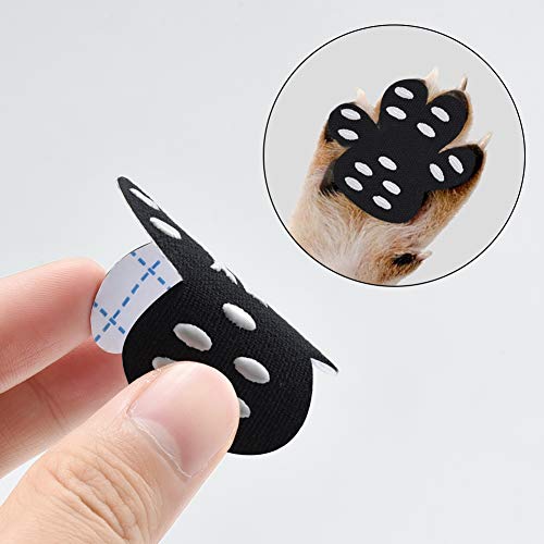 Cizen Protectores Zampa Pads, 20 unidades, antideslizantes, protectores contra el deslizamiento, autoadhesivos para perros de repuesto - S