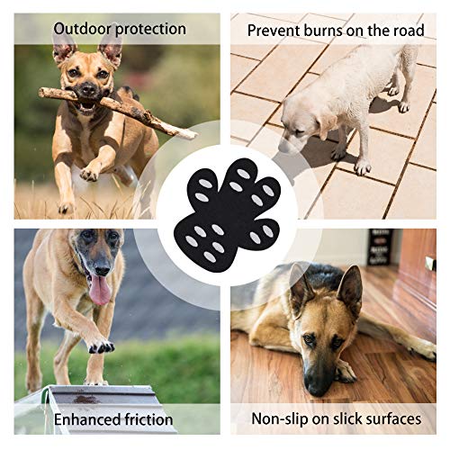 Cizen Protectores Zampa Pads, 20 unidades, antideslizantes, protectores contra el deslizamiento, autoadhesivos para perros de repuesto - S