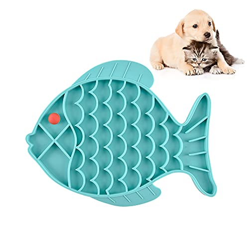 CJBIN Comedero Perro Antivoracidad, Comedero de Perros para Ralentizar la Comida, Antideslizante Cuenco Gato, Comedero Perros Lento, para Perros y Gatos Pequeños, Medianos