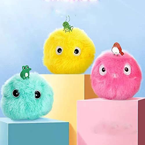 CJMING Juguete de peluche de bola interactiva para gatos, bola de hierba gatera, juguete de peluche para gato, bola de gravedad, juguete de peluche para gato, juguete de peluche inteligente