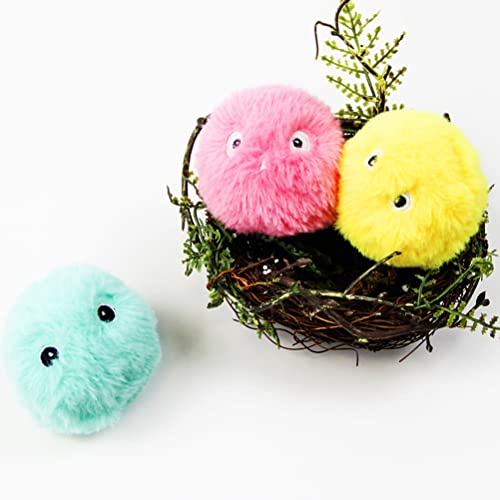 CJMING Juguete de peluche de bola interactiva para gatos, bola de hierba gatera, juguete de peluche para gato, bola de gravedad, juguete de peluche para gato, juguete de peluche inteligente