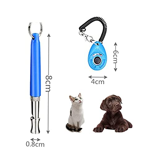 Clicker para Adiestramiento Perro , 6 paquetes adiestramiento perros accesorios silbato perro con cordón caballo animal doméstico ,ideal para el entrenamiento de cachorros de mascotas.