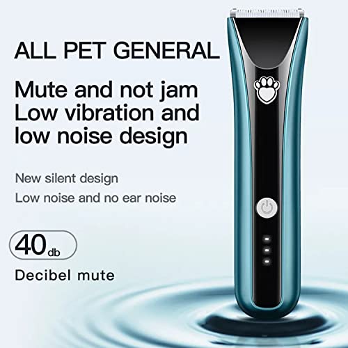 Clippers for mascotas, clippers de perros profesional de bajo ruido recargable recargable cortadoras for mascotas cortadoras for mascotas kit de aseo for gatos for gatos perros y otros animales