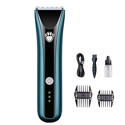 Clippers for mascotas, clippers de perros profesional de bajo ruido recargable recargable cortadoras for mascotas cortadoras for mascotas kit de aseo for gatos for gatos perros y otros animales