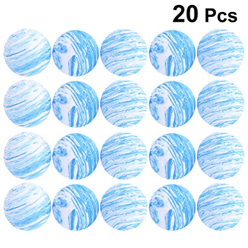 CLISPEED - Lote de 20 pelotas pequeñas rebotadoras de goma, minineón, diseño de girasol, pelotas rebotadoras, para niños, fiestas, favores, etc.