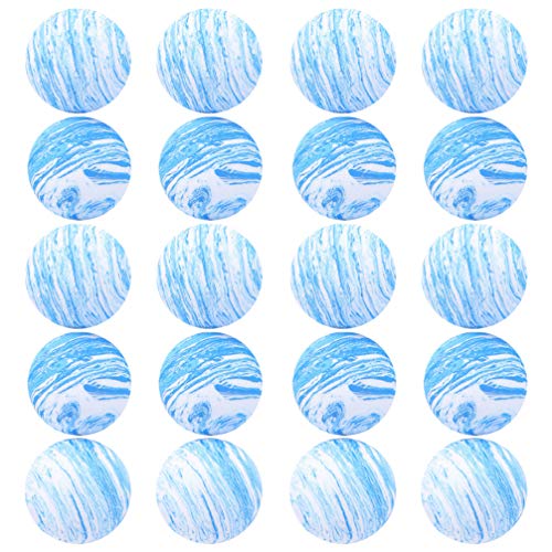 CLISPEED - Lote de 20 pelotas pequeñas rebotadoras de goma, minineón, diseño de girasol, pelotas rebotadoras, para niños, fiestas, favores, etc.