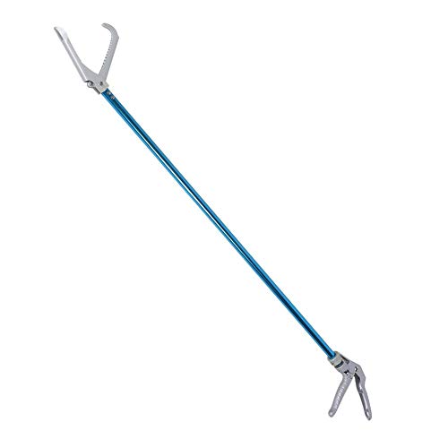 Cocosity Atrapa Reptiles, capturador de Serpientes de Aluminio Duradero, Profesional para Reptiles(Blue, 120cm)