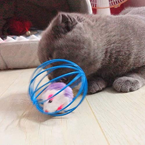 COJJ Juguetes para Gatos, ratón, Juguetes para Gatos, Juguetes para Gatos, Auto-Hey, Gatos, Gatitos, Ratones pequeños, artículos para Mascotas, Juguetes para Gatos, 3 Colores aleatorios