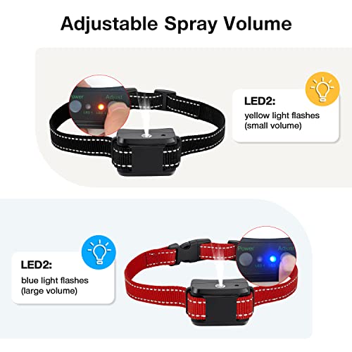 Collar Antiladridos Perros, Collar Antiladridos Automático con 2 Modos de Citronela Spray, Collar Antiladridos Perros Pequeños Grandes, Collar Adiestramiento Perros, Collar Antiladridos Recargable