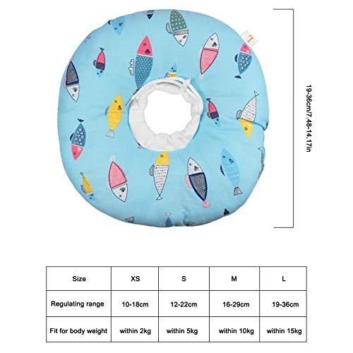 Collar Cono de Recuperación para Mascotas Gatos, Collar de Gatito Gato Elizabeth, Collar de Gato Grande, Collar de Seguridad para Gato Perro Mascotas Recuperación de Cirugía o Heridas, L, Más de 10 kg