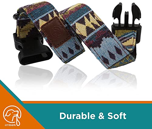 Collar de perro Urbano Embark – Collares para perros medianos y grandes (BOHO, mediano)