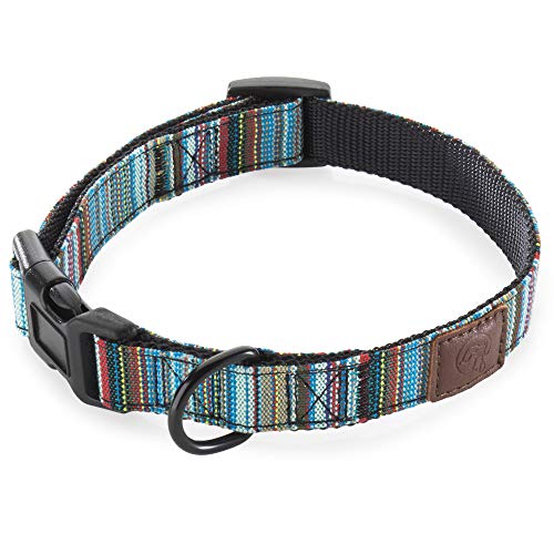 Collar de perro Urbano Embark – Collares para perros medianos y grandes (BOHO, mediano)