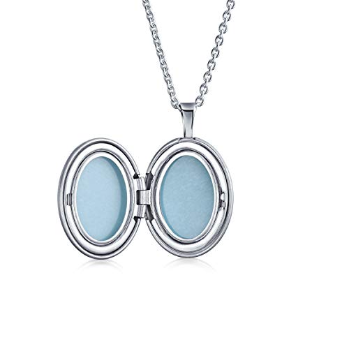 Collar Medallón Oval De Plata Que Contiene Fotos De Perros Gatos Grabado Con Impresión Huya De Perro Cadena Para Mujer