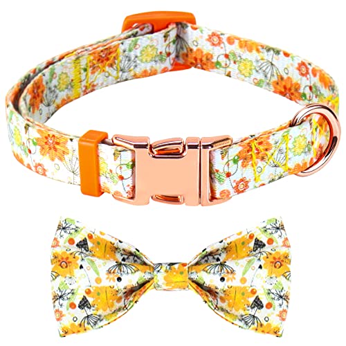 Collar Perro Collar Gato Collar para Gatos Pajarita Perro Collar Ajustable para Gatos Perros Pequeños Medianos Disfraces para Gatos Decoración de Fiesta de Navidad, Acción de Gracias (Medium)