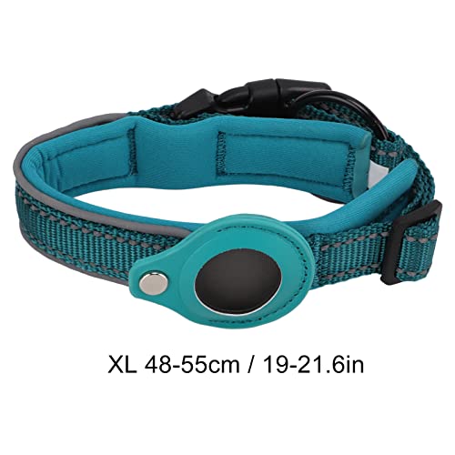 Collar Reflectante para Perros, Ajustable, Suave, de Neopreno, Acolchado, Transpirable, de Nailon, para Mascotas, con Destornillador, para Perros Pequeños, Medianos, Grandes, 4 Tamaños(XL)