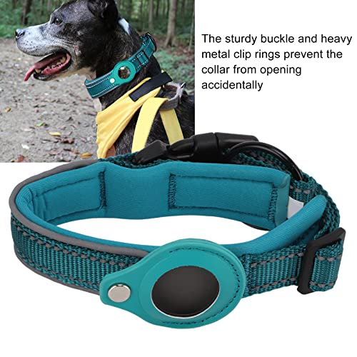 Collar Reflectante para Perros, Ajustable, Suave, de Neopreno, Acolchado, Transpirable, de Nailon, para Mascotas, con Destornillador, para Perros Pequeños, Medianos, Grandes, 4 Tamaños(XL)