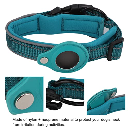 Collar Reflectante para Perros, Ajustable, Suave, de Neopreno, Acolchado, Transpirable, de Nailon, para Mascotas, con Destornillador, para Perros Pequeños, Medianos, Grandes, 4 Tamaños(XL)