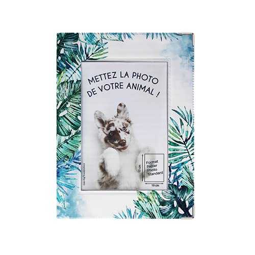 Color Pop® - Carpeta de salud con animales fotográficos personalizables (L), diseño de animales