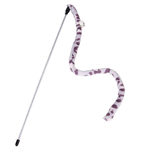 Color Streamer Gato interactivo Gato Varita con toys de campana Gatito gato gato mascota juguete divertido gato juguete de juguete rodillo de la caña de la pesca Teaser para los gatos ( Color : 6 )