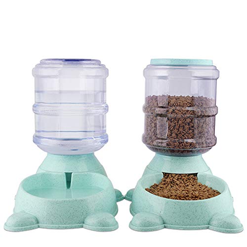 Comedero Automatico Gatos Dispensador Comida Gatos Comedero Gato Comedero Perro Comederos Gatos Comedero Gato Automatico Dispensador Comida Gato Comedero Perro Automatico green,water feeder