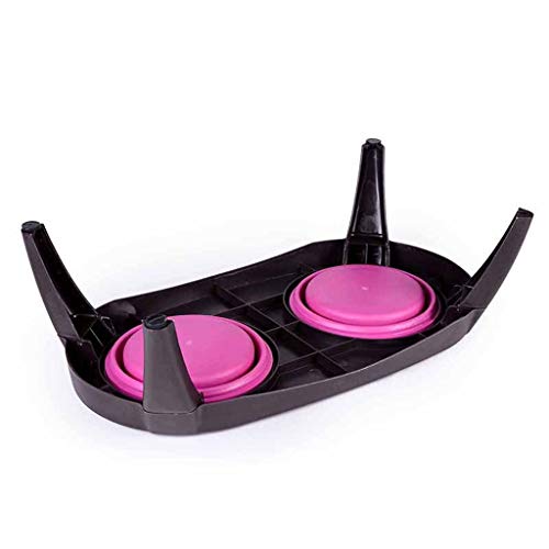 Comedero automático para perros y gatos Material portátil del silicón de la categoría alimenticia del diseño del cuenco doble del cuenco del animal doméstico del perro plegable, cuenco plegable perfec