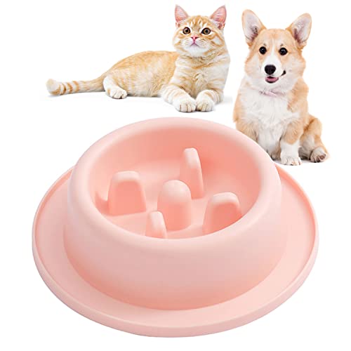 Comedero Lento para Perros y Gatos,Tazón de alimentación Lenta Comedero de Perros para ralentizar la Comida,Adecuado para Mascotas Pequeñas,Respetuoso con el Medio Ambiente,Duradero,No Tóxico