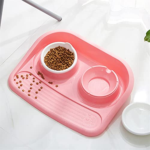 Comedero para Mascotas Comedero para Gatos Comedero para Perros Gatos o Perros Prevención de Salpicaduras Tazones de Agua Prevención de Salpicaduras Comedero para Comida, Tazones Produc