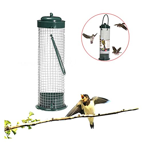 Comedero para pájaros Alimentador de aves al aire libre plástico pájaro salvaje cacahuete de cacahuete de semilla de cacahuever Hanger Suministros de aves Pájaros de aves Alimentador de pie Adecuado p