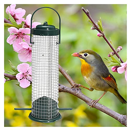 Comedero para pájaros Alimentador de aves al aire libre plástico pájaro salvaje cacahuete de cacahuete de semilla de cacahuever Hanger Suministros de aves Pájaros de aves Alimentador de pie Adecuado p