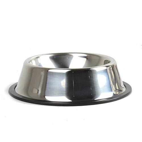 Comedero Perro Cuencos para perros Cuencos de acero inoxidable Huella de viaje Alimentador de alimentación Cuenco de agua para mascotas Perro Gatos Perrito al aire libre Comedero Gato (Size : 18CM)