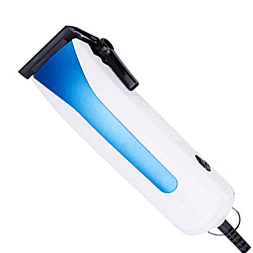 Con cable Clippers perro, mascota Clippers kits de cuidado personal, de poco ruido eléctrico Pet Trimmer Trimmer pelo con peines 4 Guía de tijeras de uñas Kits Clipper para el gato del perro,Azul