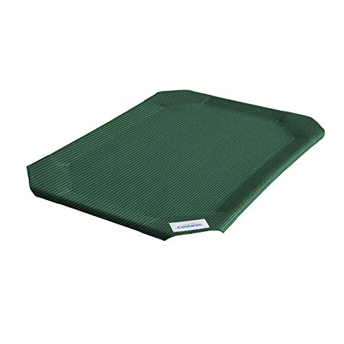 Coolaroo Elevated Mascota Cama Cubierta de Repuesto, Color Verde