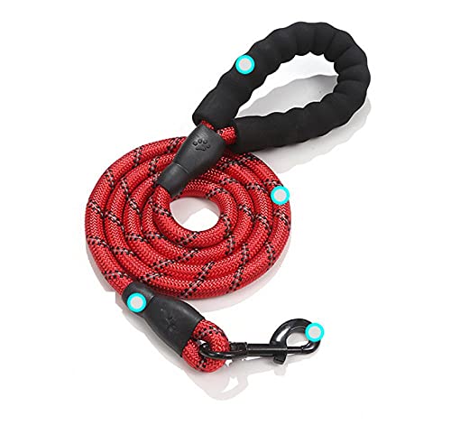Correa De Nailon para Perros Correa De Perro Verde para Correr Caminar Entrenar para Gatos Grandes Y Pequeños Correas para Mascotas Correa De Nailon Duradera Reflectante para Perros
