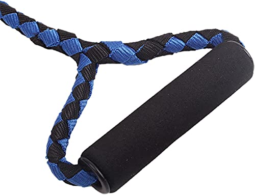 Correa Perro, Correa Perro Doble, Correa Doble para 2 Perros, Correa Doble Perro para Medianos Perros Pequeños para 2 Perros, Ajustable Correas Dobles Correa Ideal para Correr Pasear (Negro con Azul)