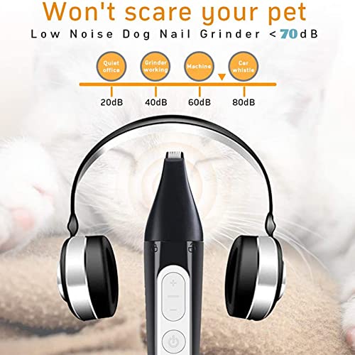 Cortapelos para Mascotas 4 in 1 Cortador De Uñas Perros, Maquina De Cortar Pelo para Perros,Lima De Uñas Eléctrico para Perros Y Gatos, Súper Silenciosa Y Recargable con Conexión USB