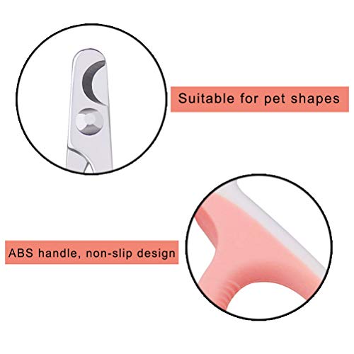 Cortaúñas profesionales para gatos, acero inoxidable, tijeras de uñas con cabeza curvada, cortador de garras de gato, apto para gatos y pequeños animales de compañía