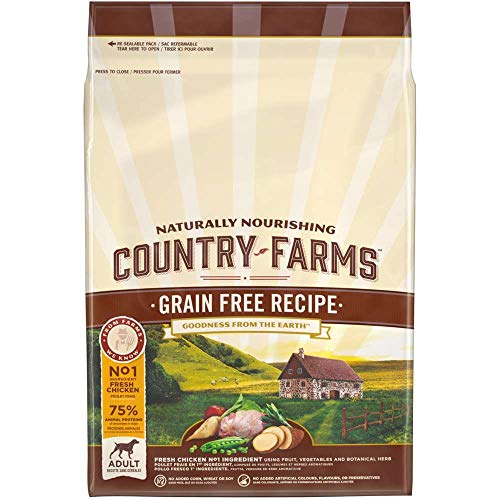 Country Farms Grain Free Pollo 2,5 KG, Negro, Estandar