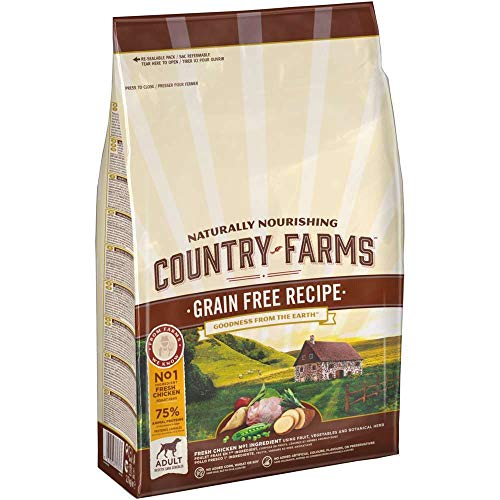 Country Farms Grain Free Pollo 2,5 KG, Negro, Estandar