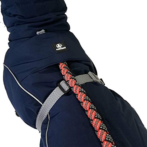 Croci Hiking K2 – Abrigo Impermeable y termorregulador para Perros, Azul Oscuro, 35 cm, 1 Unidad, C7081979