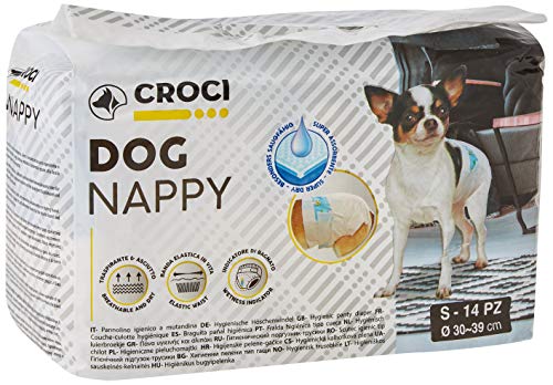 Croci Perro pañales, pequeñas, Pack de 14